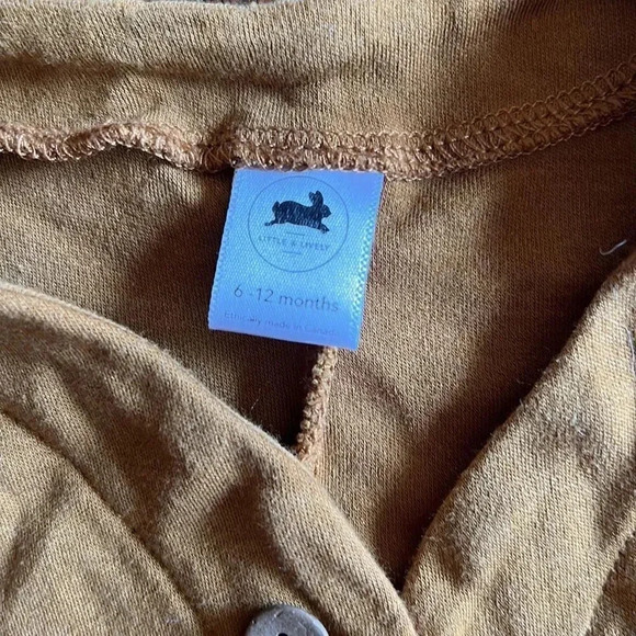 Kids Mustard Cardigan Sweater - Picture 2 of 3